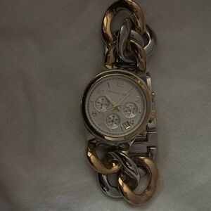 Michael Kors Two-Tone Chain Bracelet Watch
